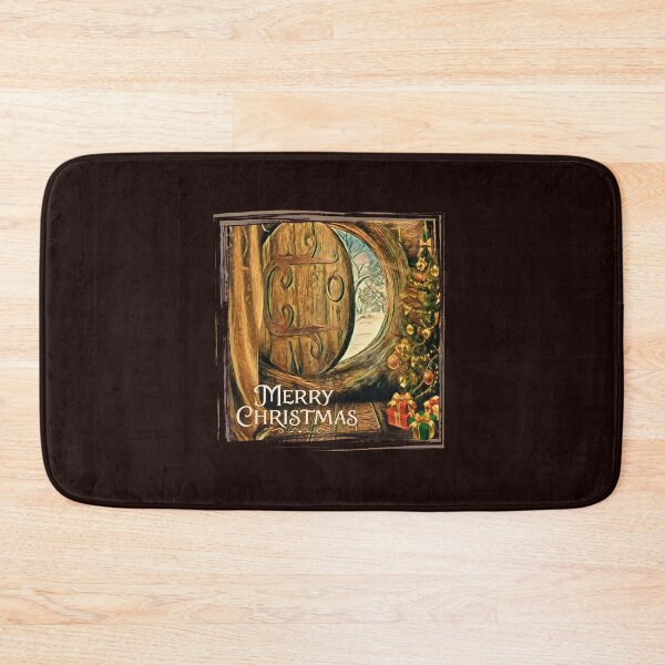 Item preview, Merry Christmas Cozy Dwelling Round Door Art designed and sold by WarmTones.
