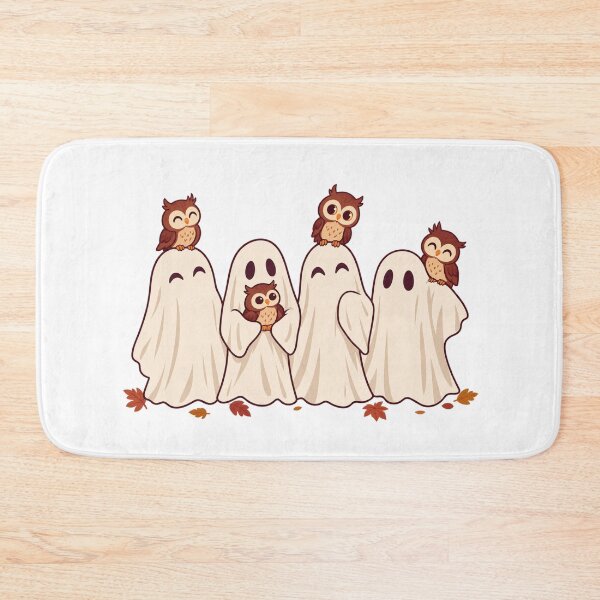 Item preview, Ghosts And Owls Fall Halloween Friends designed and sold by LuveraxArt.