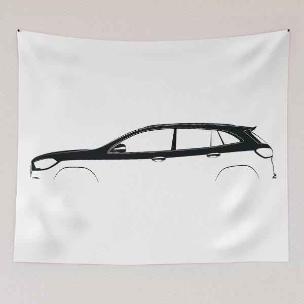 Item preview, GLA-Class AMG (H247) (Black) designed and sold by Car Silhouettes.