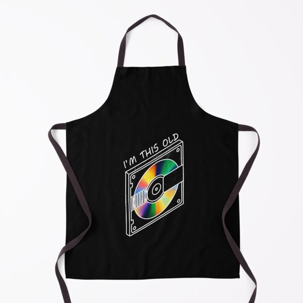 Item preview, I am This Old Retro Rainbow Compact Disc Art designed and sold by NatalieWearne.