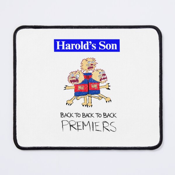 Item preview, Harold's Son 2026 Premiers - Brisbane Lions Back To Back To Back designed and sold by mattdoesartgood.