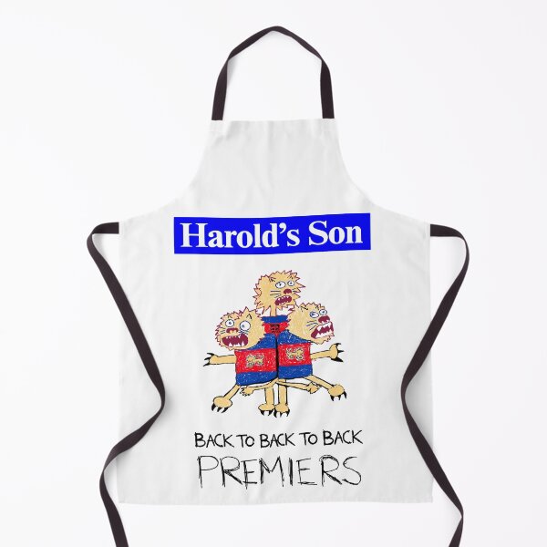 Item preview, Harold's Son 2026 Premiers - Brisbane Lions Back To Back To Back designed and sold by mattdoesartgood.