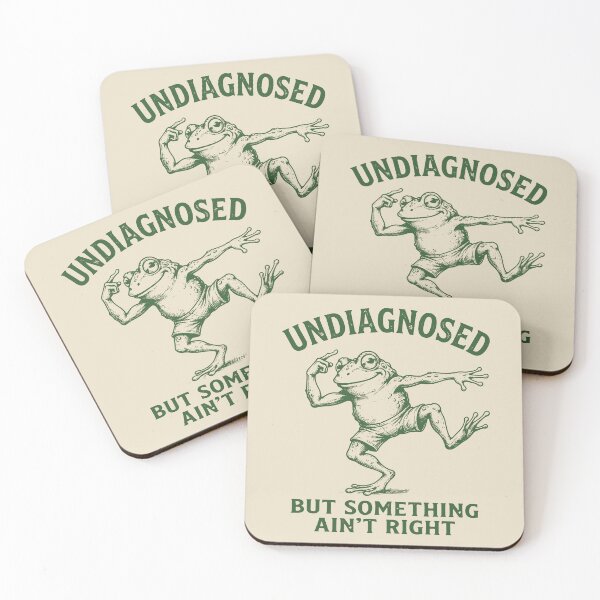 Item preview, Undiagnosed But Something Ain't Right. Frog. designed and sold by EunsooLee.