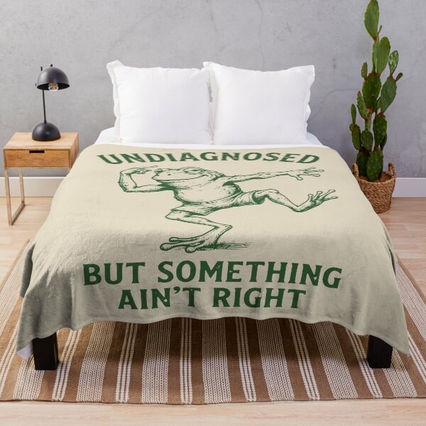 Item preview, Undiagnosed But Something Ain't Right. Frog. designed and sold by EunsooLee.