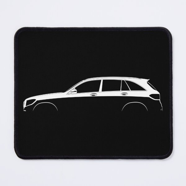 Item preview, GLC-Class (X253) (White) designed and sold by Car Silhouettes.