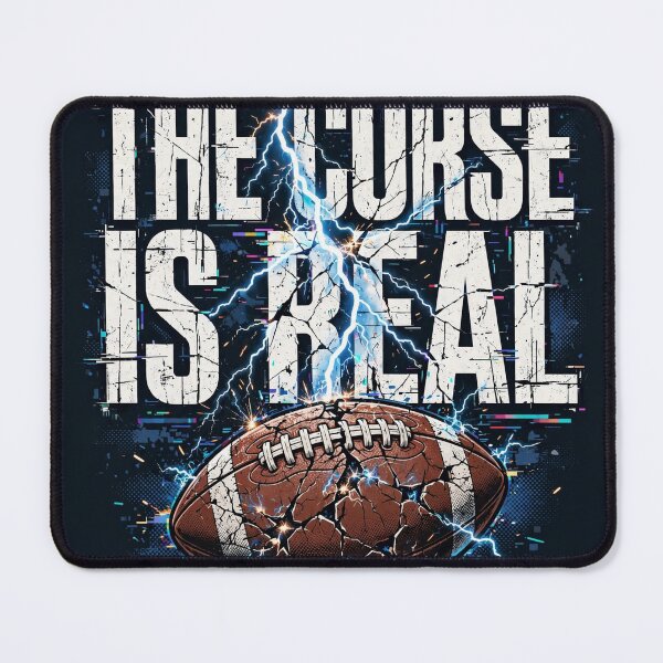 Item preview, The Curse Is Real Funny Football Shirt designed and sold by HeisBarryy.