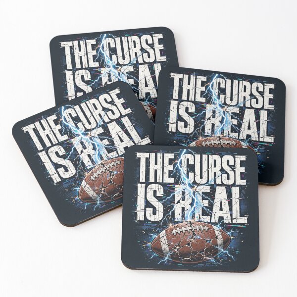 Item preview, The Curse Is Real Funny Football Shirt designed and sold by HeisBarryy.