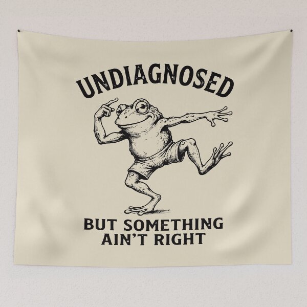 Item preview, Undiagnosed But Something Ain't Right. Frog. #2 designed and sold by EunsooLee.