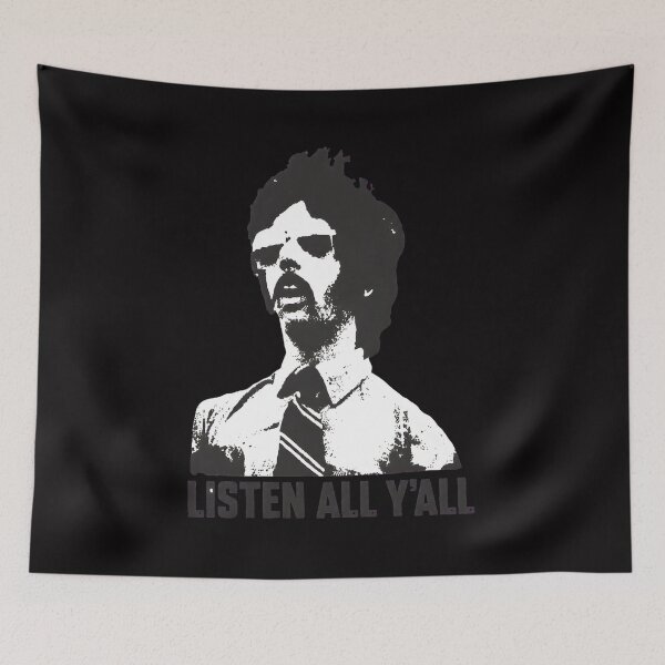 Item preview, Listen All Y'all Retro Man designed and sold by hamid-lew-haven.