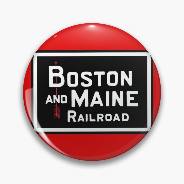 Item preview, Boston and Maine Minuteman Arrow Logo designed and sold by Trains-and-Rail.