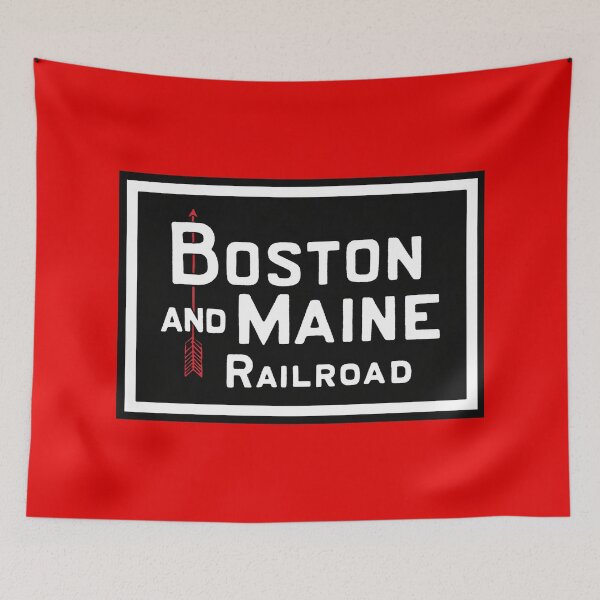 Item preview, Boston and Maine Minuteman Arrow Logo designed and sold by Trains-and-Rail.