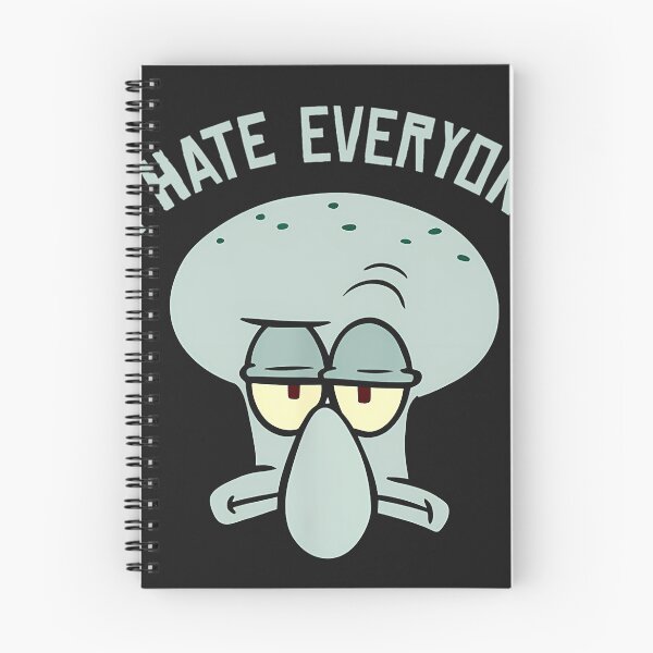 Item preview, Squidward I Hate Everyone designed and sold by ShopArroundWord.