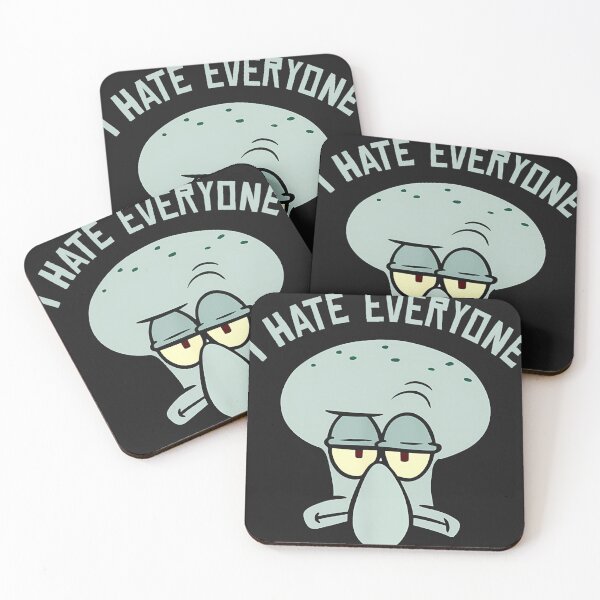 Item preview, Squidward I Hate Everyone designed and sold by ShopArroundWord.