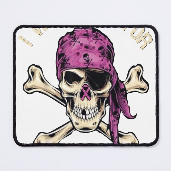Item preview, I Wear Pink For Breast Cancer Pink Ribbon Pirate Lovers designed and sold by VISIONSTURME.