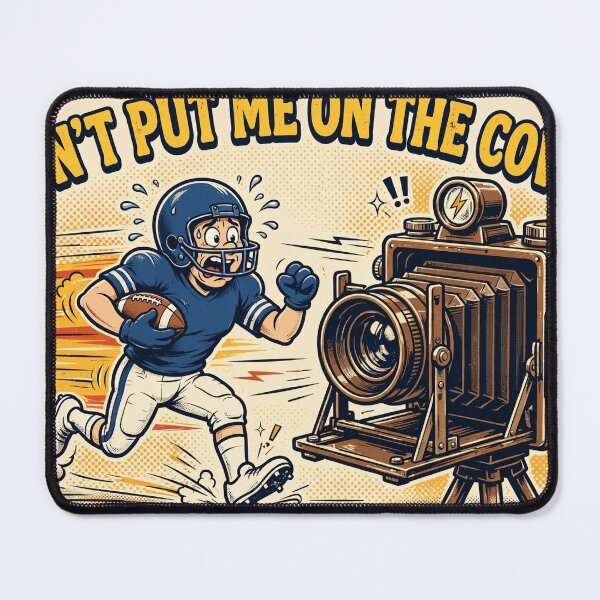 Item preview, Don't Put Me On The Cover Funny Football Shirt designed and sold by HeisBarryy.