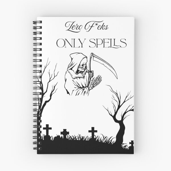 Item preview, Zero F*cks Only Spells designed and sold by Mitti Di Khushboo.
