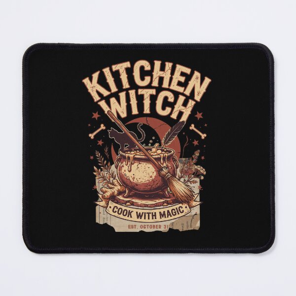 Item preview, Kitchen Witch Cook With Magic Halloween Design Graphic Tee v14 designed and sold by DarylWelsh2024.