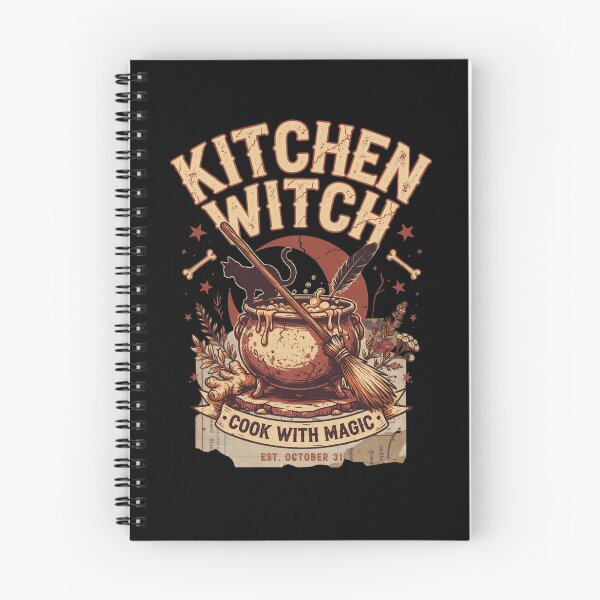 Item preview, Kitchen Witch Cook With Magic Halloween Design Graphic Tee v14 designed and sold by DarylWelsh2024.