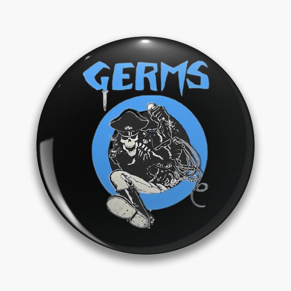 Item preview, Germs Skeleton Cop Blue Circle designed and sold by Billydodd.