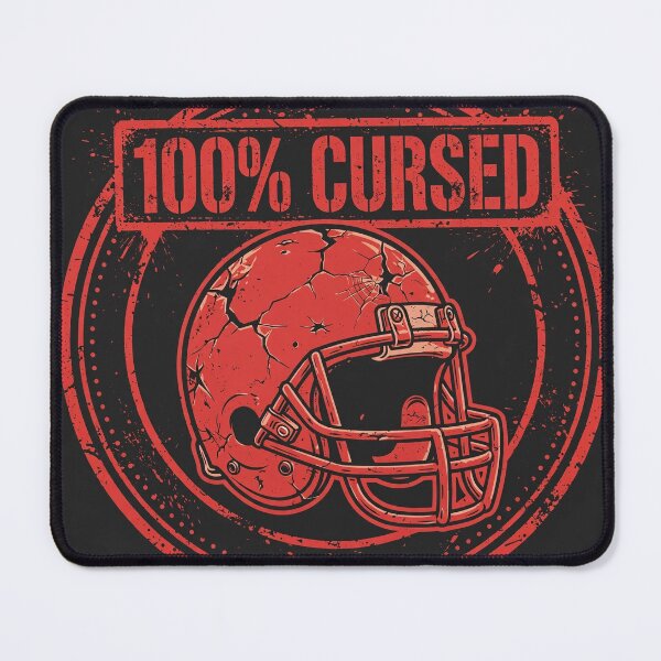 Item preview, 100 Percent Cursed Funny Football Shirt designed and sold by HeisBarryy.