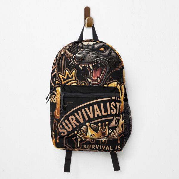 Item preview, Honeybad Clothing - Crowned Honey Badger Survivalist designed and sold by rich-moda.