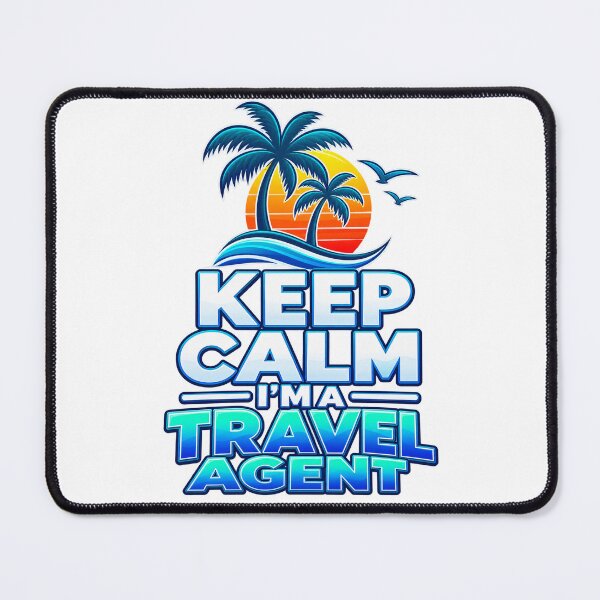 Item preview, Keep Calm I’m a Travel Agent – Tropical Travel Advisor designed and sold by DigiDesigns702.