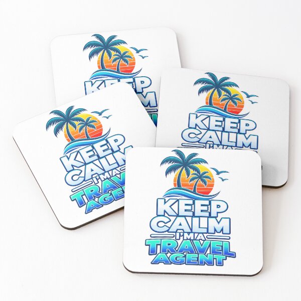 Item preview, Keep Calm I’m a Travel Agent – Tropical Travel Advisor designed and sold by DigiDesigns702.