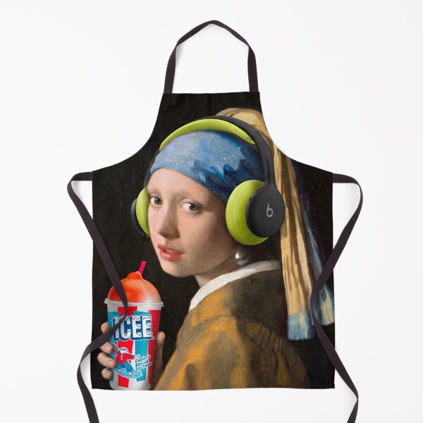 Item preview, Girl With Headphones and Frozen Drink designed and sold by RamFor6.