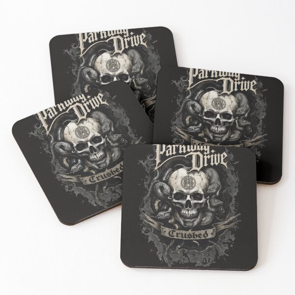 Item preview, Parkway Drive Crushed Skull Snake Band Art designed and sold by farris-emel-art.