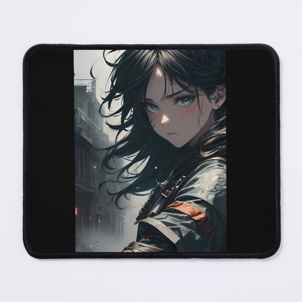Item preview, Fierce Anime Warrior Girl designed and sold by venerfecorte.