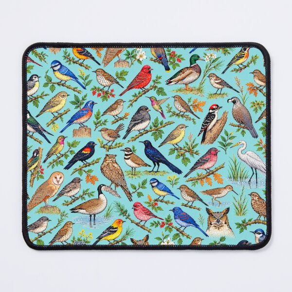 Item preview, Birds - Turquoise Blue designed and sold by Laeton Designs.