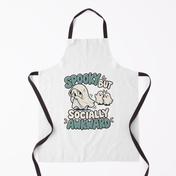 Item preview, Cute Spooky But Socially Awkward Ghost designed and sold by epic-phrases.
