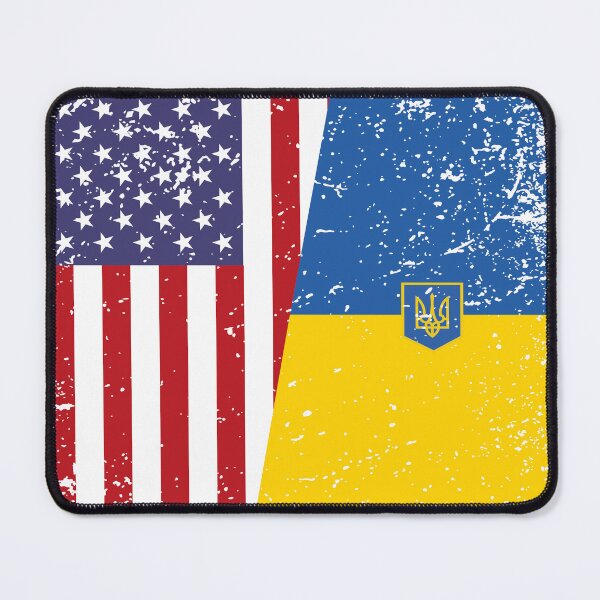 Item preview, ukrainian american flag ukraine usa america  designed and sold by VISIONSTURME.