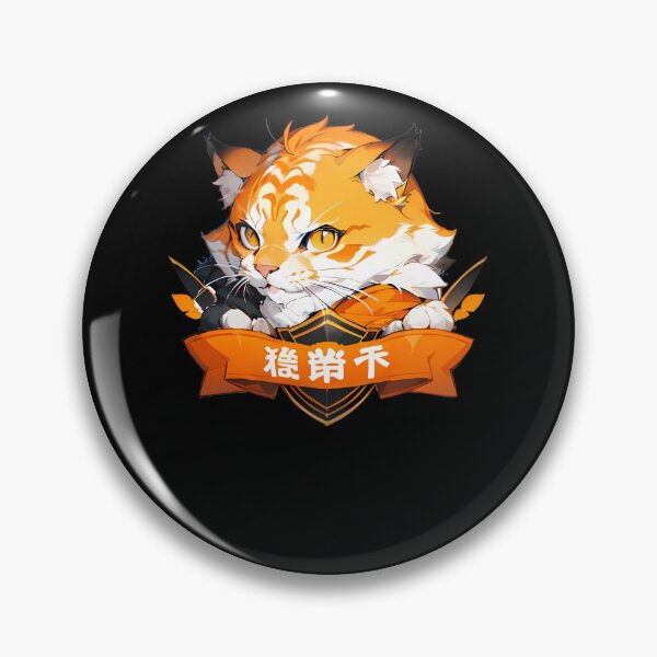 Item preview, Fierce Orange Cat With Iron Shield designed and sold by jacquelinepll4.