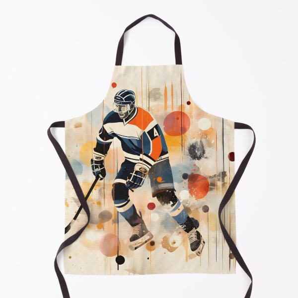 Item preview, Ice Hockey Player Abstract Sports Watercolor Art designed and sold by GutyzDesignsES.