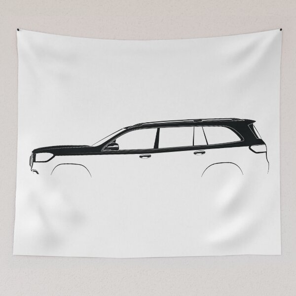 Item preview, GLS-Class (X167) (Black) designed and sold by Car Silhouettes.