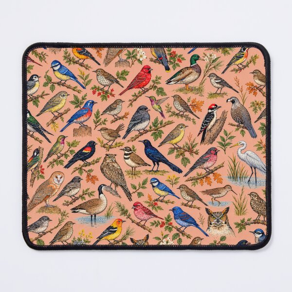 Item preview, Birds - Peach designed and sold by Laeton Designs.