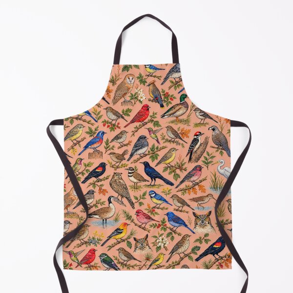 Item preview, Birds - Peach  designed and sold by Laeton Designs.