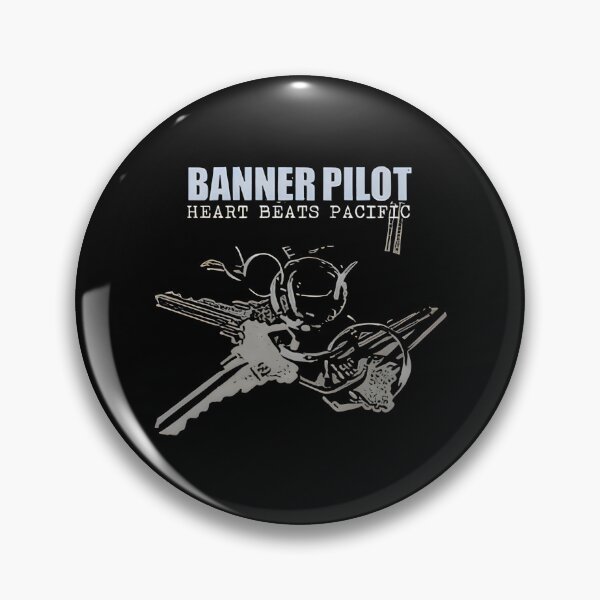 Item preview, Banner Pilot Heart Beats Graphic Design designed and sold by karrolinna.