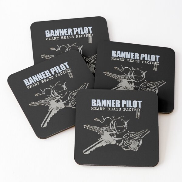 Item preview, Banner Pilot Heart Beats Graphic Design designed and sold by karrolinna.
