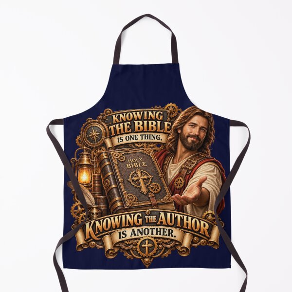 Item preview, Knowing the Bible is One Thing, Knowing the Author is Another, Christian Steampunk designed and sold by TheBibleStop.
