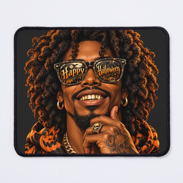 Item preview, Retro Halloween Grill Portrait Art – Bold Spooky Streetwear Sunglasses Print designed and sold by MagicMakerPh.