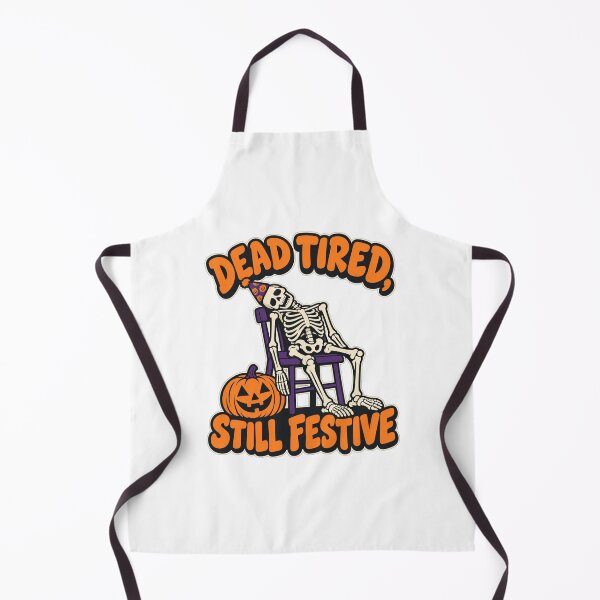 Item preview, Dead Tired Still Festive Halloween Skeleton designed and sold by epic-phrases.