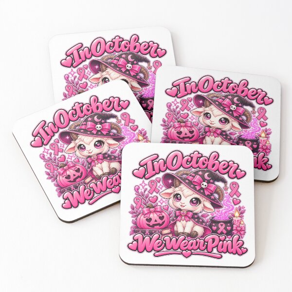 Item preview, Cute Goat Witch Warrior Breast Cancer Design designed and sold by QuiteOrbit.