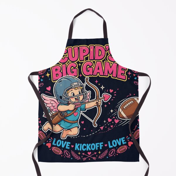 Item preview, Cupid's Big Game Funny Valentine's Football Shirt designed and sold by HeisBarryy.