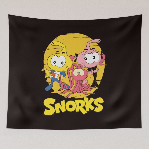 Item preview, Nostalgic Snorks Cartoon Characters Art designed and sold by elias-harj-nook.