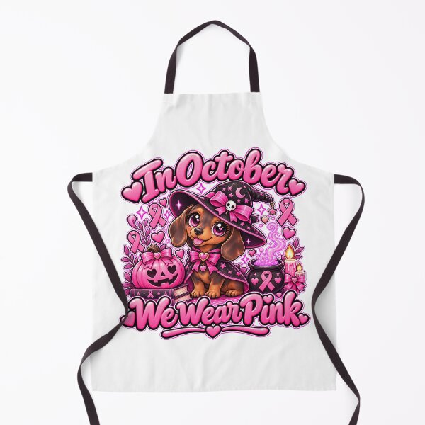 Item preview, Cute Dog in October We Wear Pink Breast Cancer Month designed and sold by QuiteOrbit.