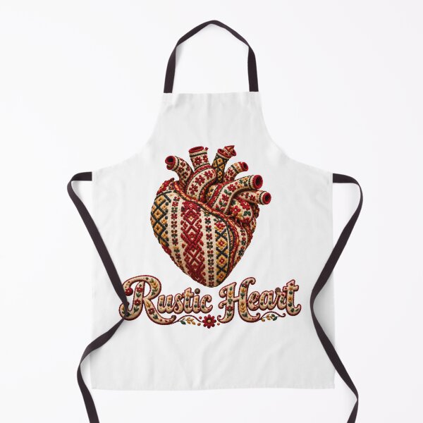 Item preview, Heart Embroidered Folk Art designed and sold by DansCreations42.