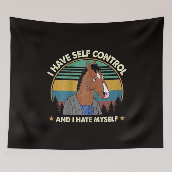 Item preview, Bojack Horseman I Have No Self Control And I Hate Myself designed and sold by Kirijasammy.
