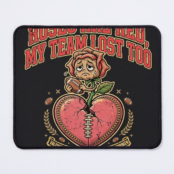 Item preview, Roses Are Red My Team Lost Too Funny Football Shirt designed and sold by HeisBarryy.